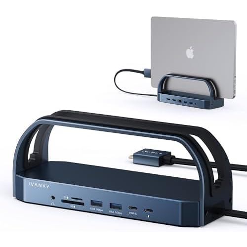 iVANKY 12-em-2 FusionDock 2 Estação de Acoplamento Vertical para MacBook Pro com