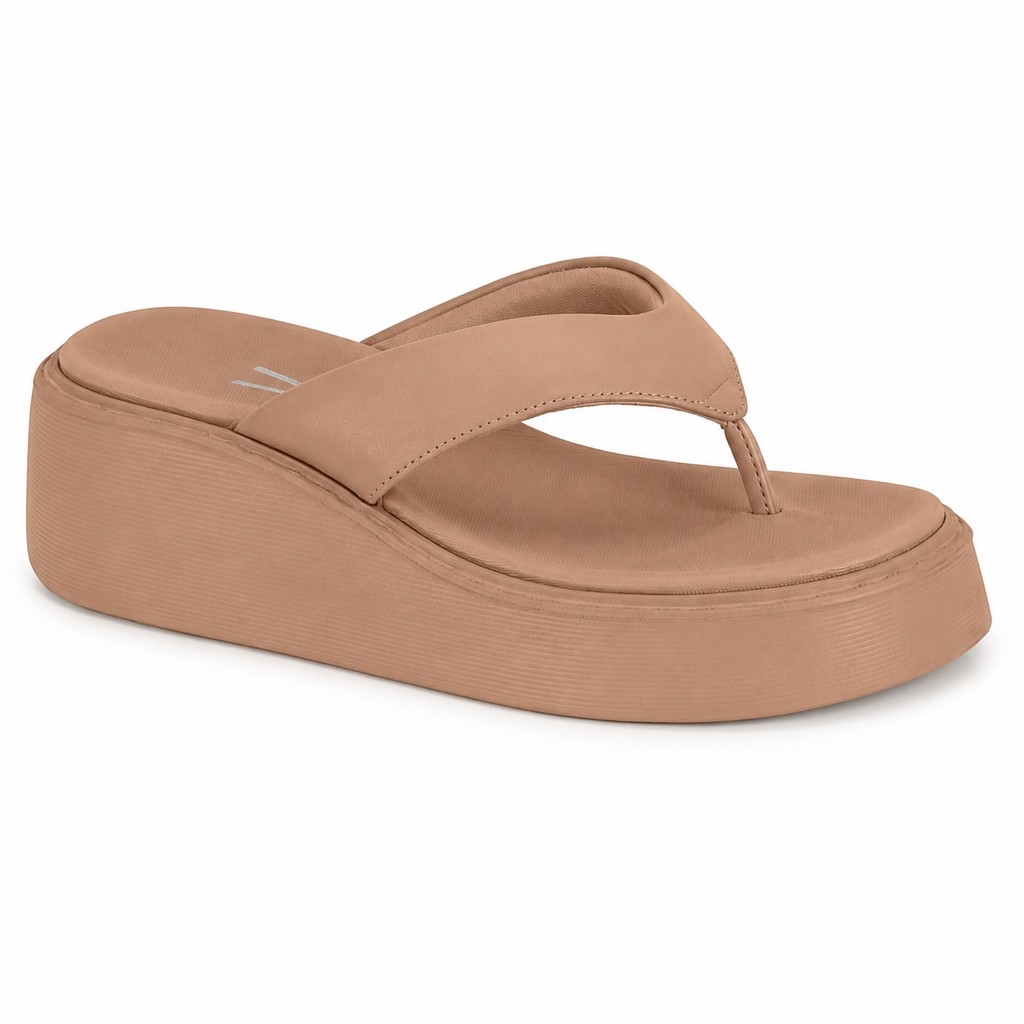 Tamanco Vizzano Flat Plataforma Salto Médio Dedo Casual 6525