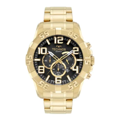 Relógio Technos Dourado Masculino Classic Legacy Os20im/4p Dourado Preto