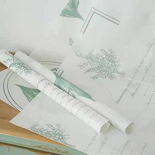 Novo produto lírio do vale engrossado Sydney papel pequeno buquê de flores frescas papel de embrulho exterior loja de fl
