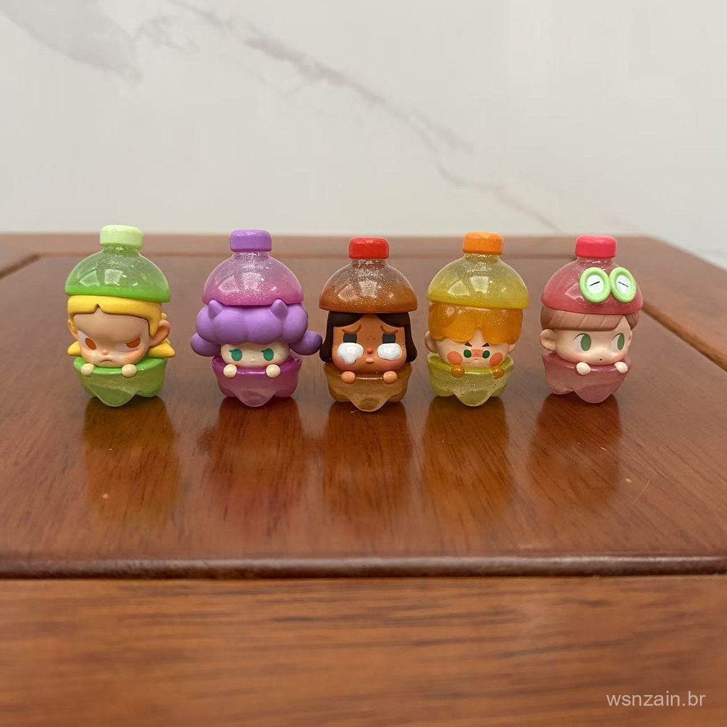 Produtos autênticos: Figuras fofas Paomaoma Soda, Bonecas coloridas de suco, Figuras decorativas fofas, Brinquedos da mo