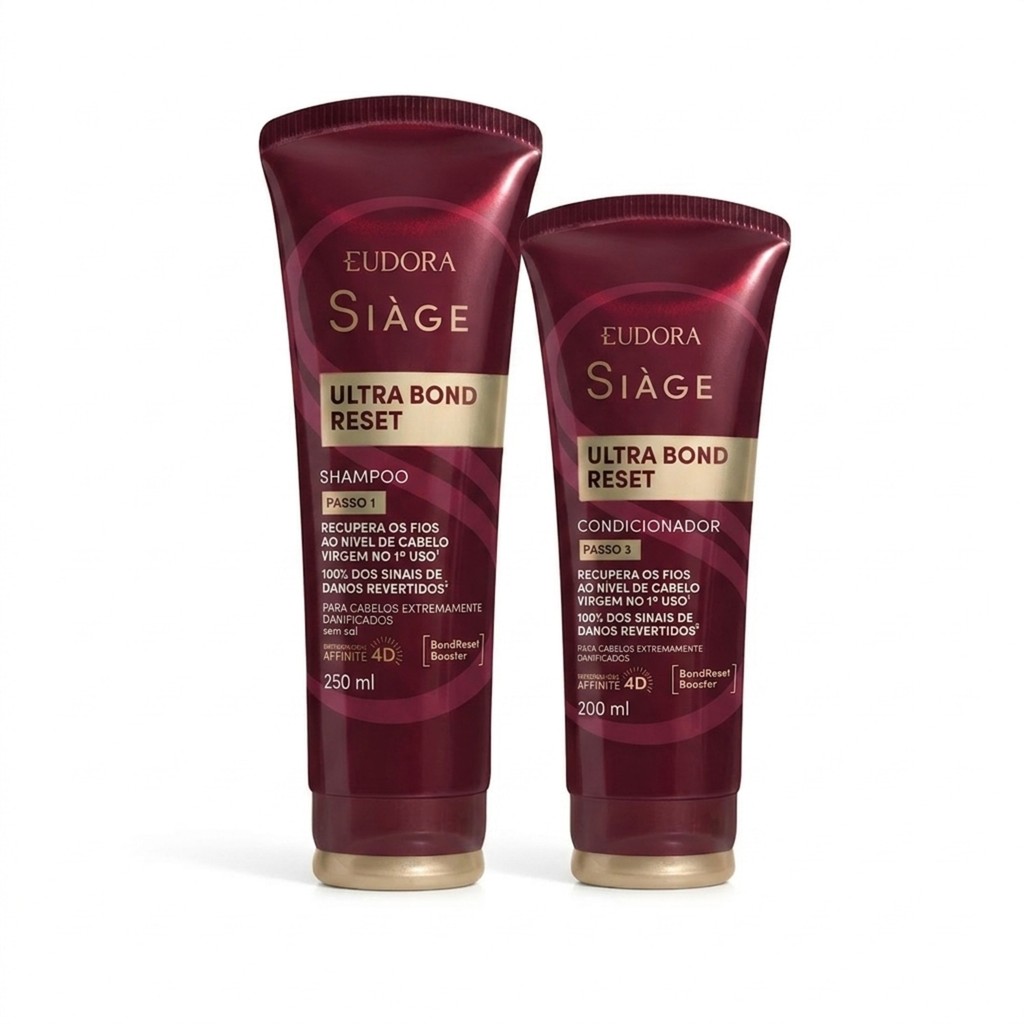 Combo Siàge Ultra Bond Reset: Shampoo 250ml + Condicionador 200ml