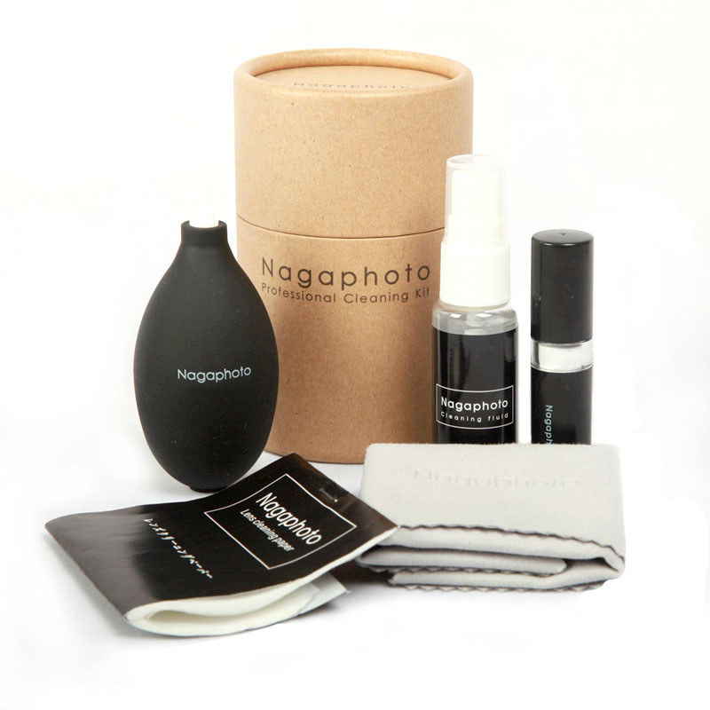 Kit de limpeza NAGA nagatomorac com três coroas, pano de limpeza de sopro de ar de alta qualidade, escova líquida, papel