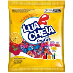 Bala Mastigável Lua Cheia Sortidas 400g Dori Original