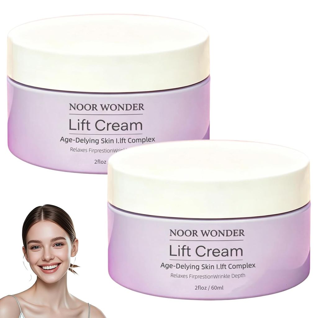 Creme Noor Wonder Lift FKMEE para Mulheres, Creme Noor Wonderlift, Creme Avançado para Lifting Facial Instantâneo, Creme