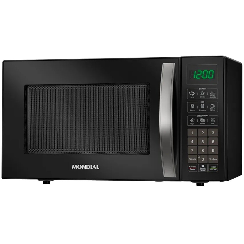 Micro-ondas 34 litros 1400W 10 níveis de potência - MO-02-34-B Mondial