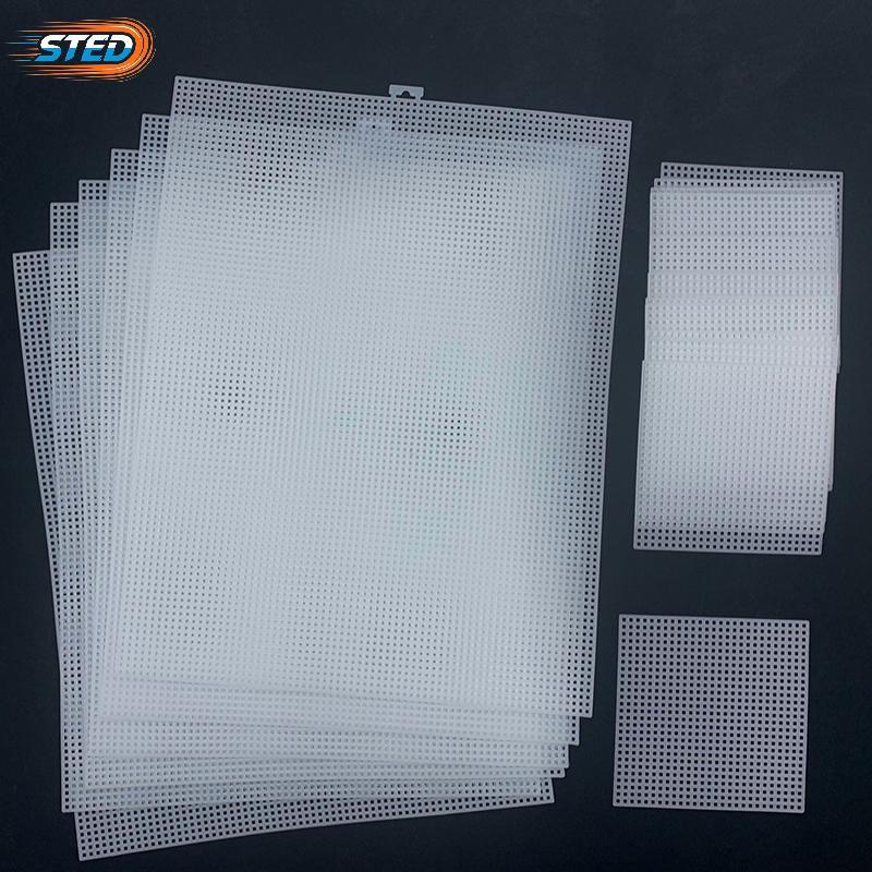 Folhas De Plástico STED 14 Contagens Tecido De Malha Cruz Lona Olho Para Bordado DIY Artesanato Quente
