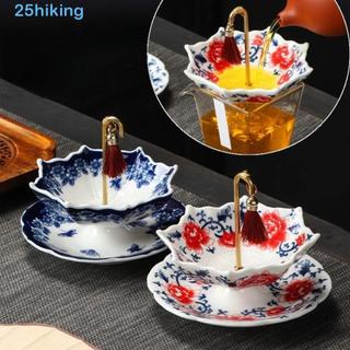 Conjunto De Bandeja De Chá Infusor , Filtro Guarda-Chuva Estilo Chinês Requintado , Cerâmica