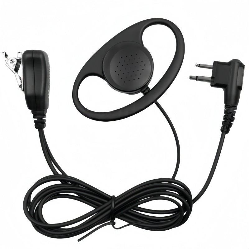 Fone de Ouvido PTT para Rádio Comunicador Motorola Gancho Auricular Compatível GP68 GP88 CP100 Modelo M001 Retevis