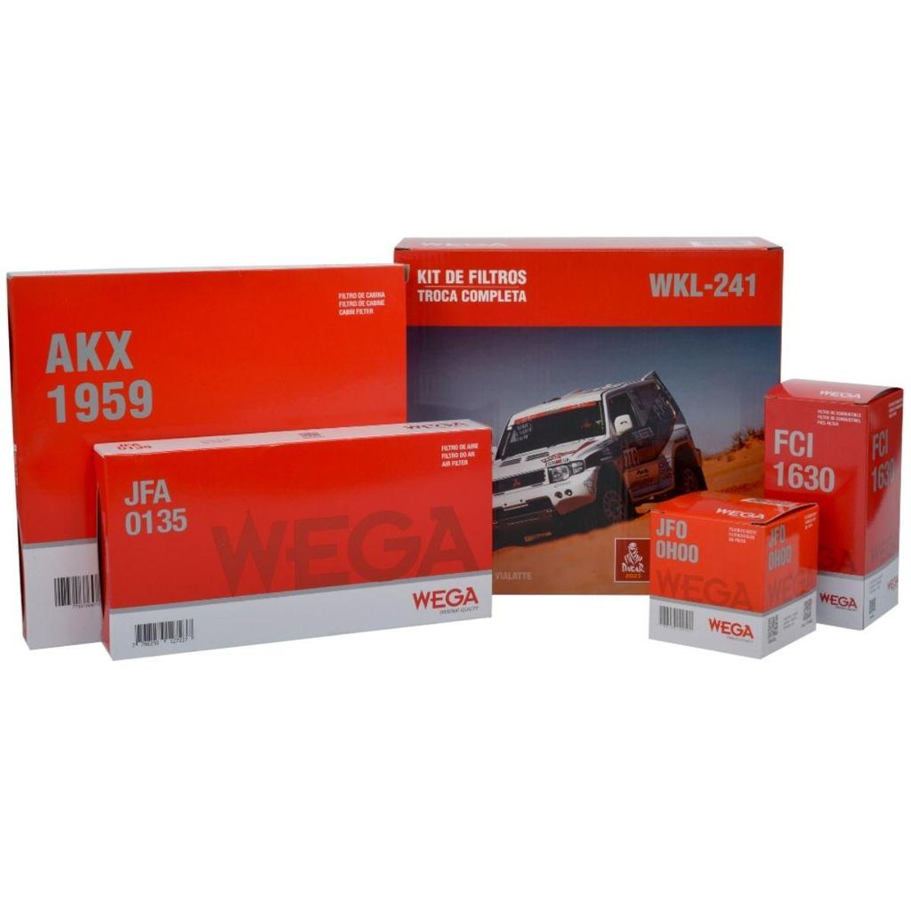 Kit de Filtros Nissan March e Versa 1.6 16v 2011 A 2020 WKL241