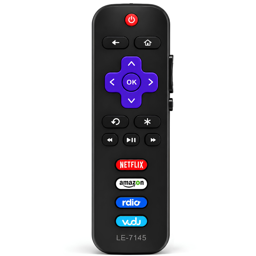 Controle Remoto compatível Smart TV TCL Roku RC280 botões dedicados de acesso rápido