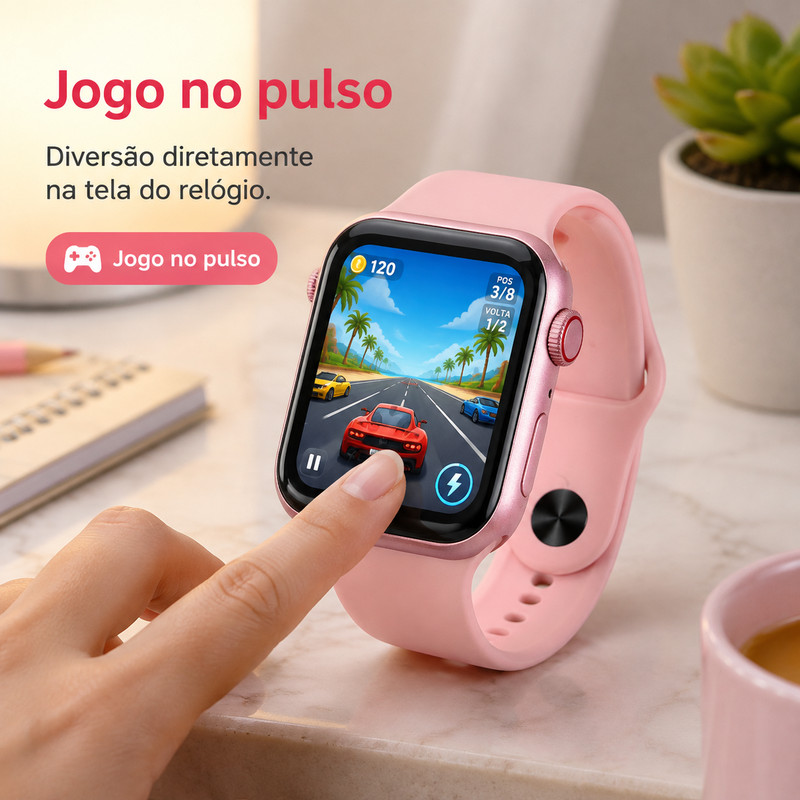 [OneEscolha] Smartwatches Mini, Pro e Plus 38mm/45mm/49mm, vem com duas pulseiras, multifuncional e requintado modelo PI