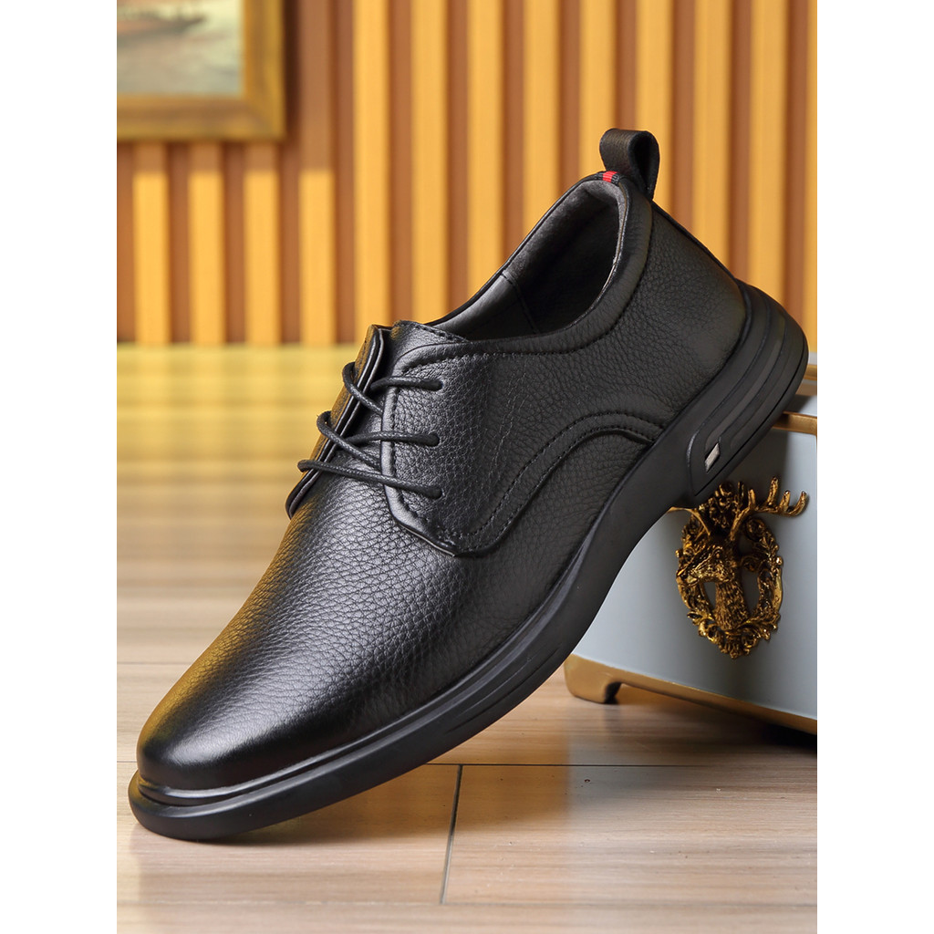 Sapatos casuais de couro masculino couro genuíno sola macia primavera outono estilo camada superior sapatos masculinos n