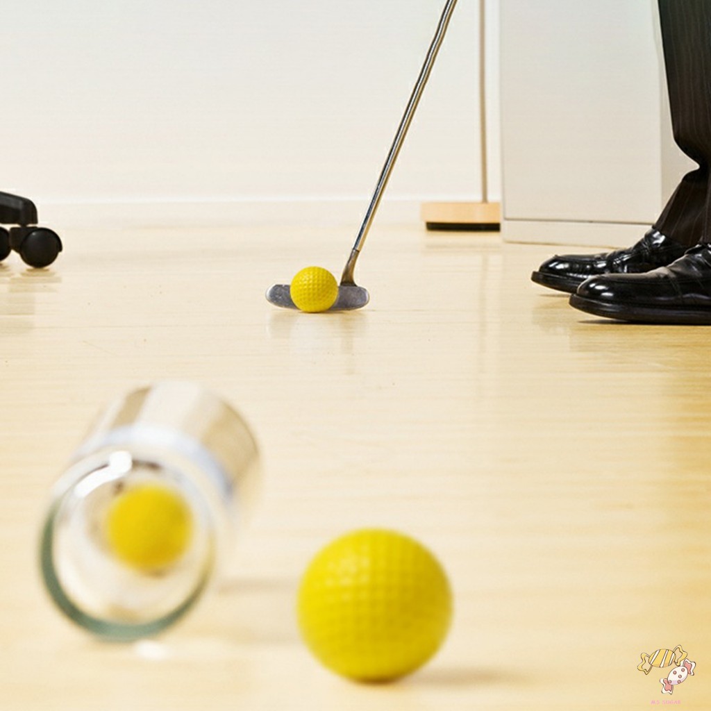 Bolas De Prática De Golfe PGM , 3 Em Branco De Esponja , Acessórios De Treinamento , Conjunto De Cor Aleatória