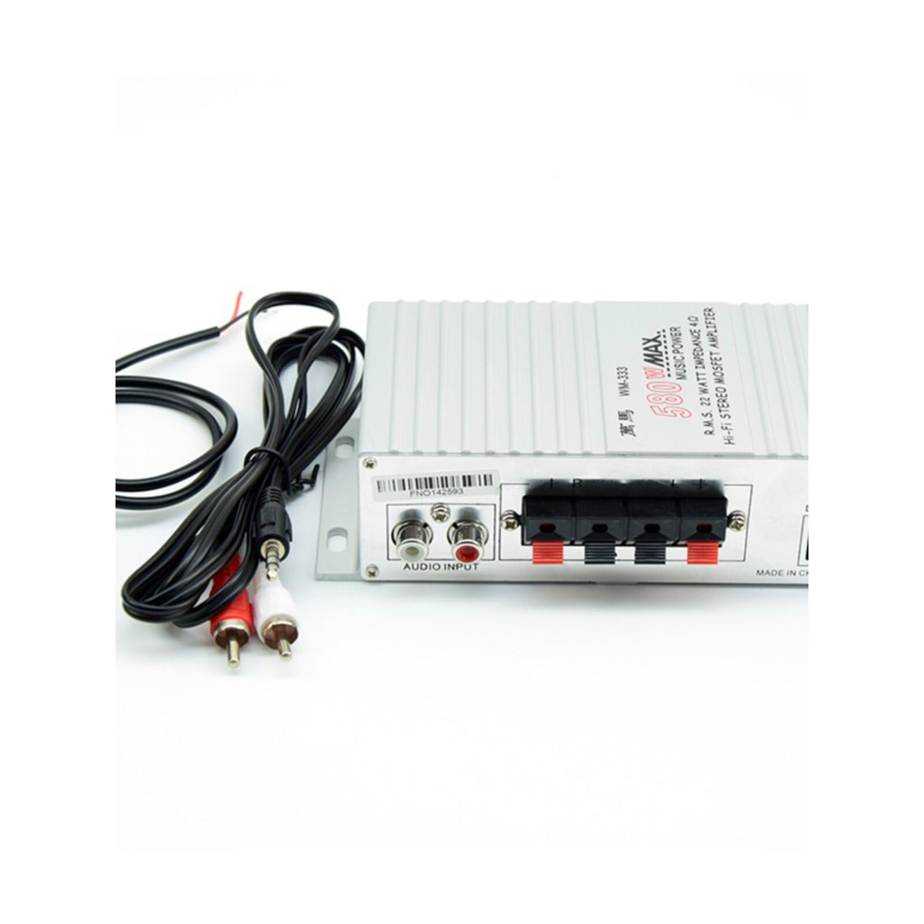 [Premium] Amplificador de Áudio para Console de Jogos, para Jogos de Corrida, Grande Sistema de Áudio Mini 12V para Casa