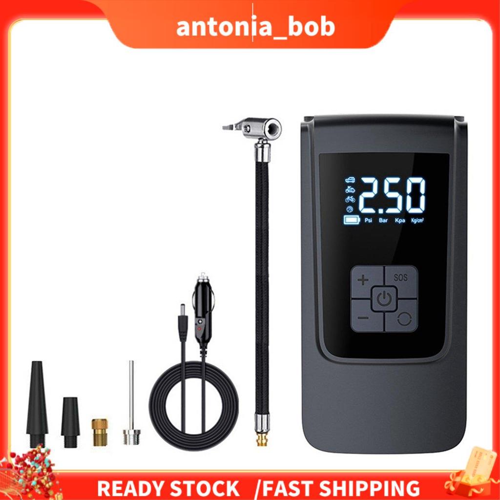 Compressor De Ar Com Display Digital Para Inflador De Pneus De Bicicleta De Carro Sem Fio B