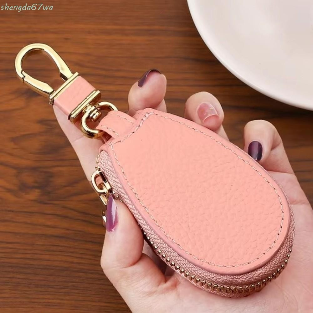 SHENGDA Bolsa Para Chave De Carro , Capa Luxuosa De Couro De Grande Capacidade , Mini De Armazenamento Organizadora Com