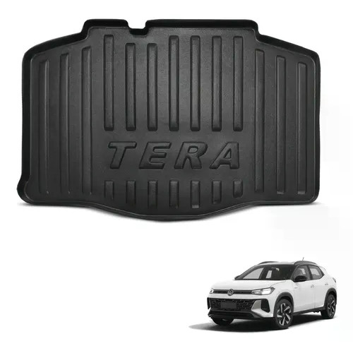Tapete Bandeja Porta Malas Tera 2025-2026 Carbag 01.18 Preto 3D 5D Borda Alta Impermeável