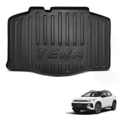 Tapete Bandeja Porta Malas Tera 2025-2026 Carbag 01.18 Preto 3D 5D Borda Alta Impermeável