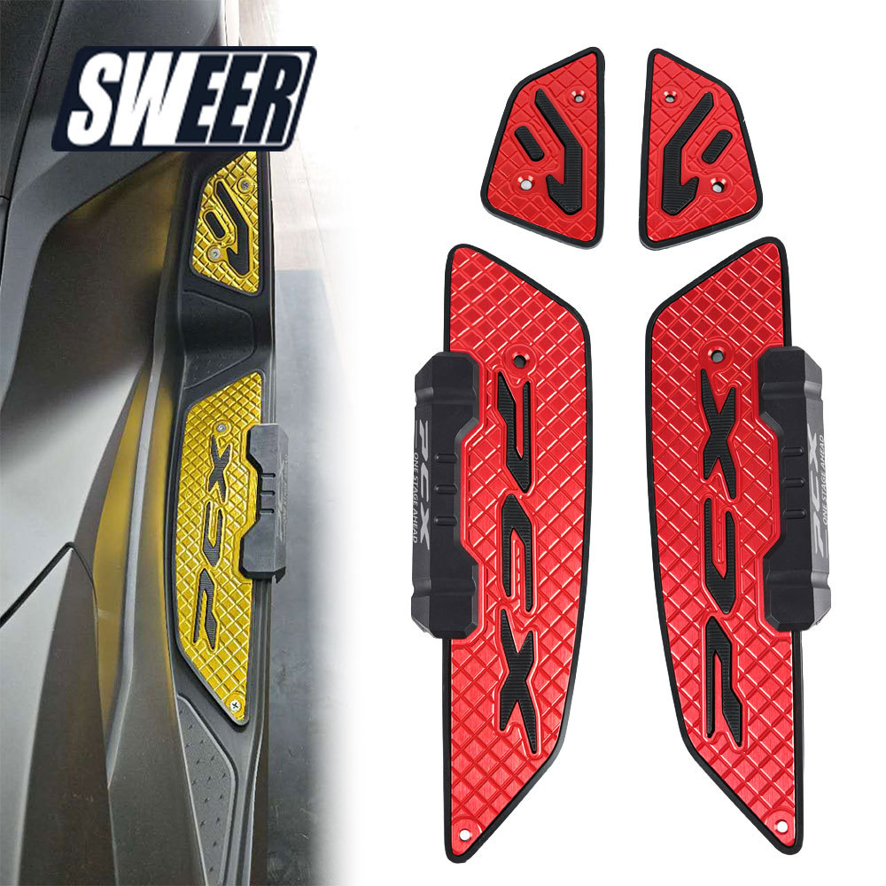 SWEER Para Honda PCX 160 2025 2026 v2 Tapete De Pedal Antiderrapante Em Liga De Alumínio Almofada De Estribo CNC Anodiza