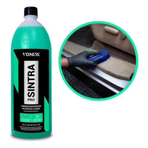 Sintra Pro Vonixx Limpeza Interna Estofado Veículo Bactericida 1,5l