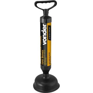 Desentupidor Manual Tipo Bomba DM 460 Vonder — Corpo em PP, Ventosas 150mm e 65mm, 450mm