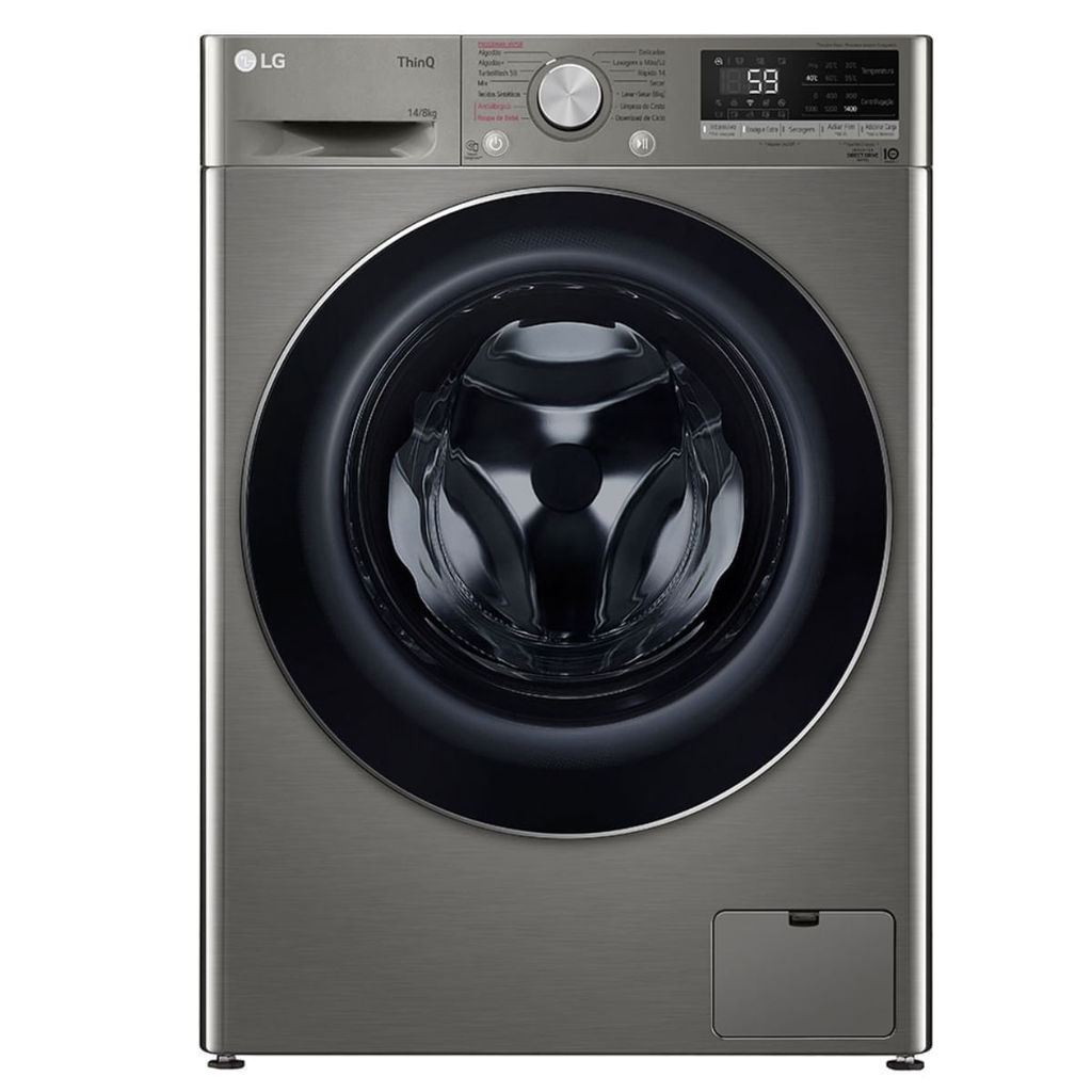 Lava e Seca LG VC4 IA 14 kg Look Inox