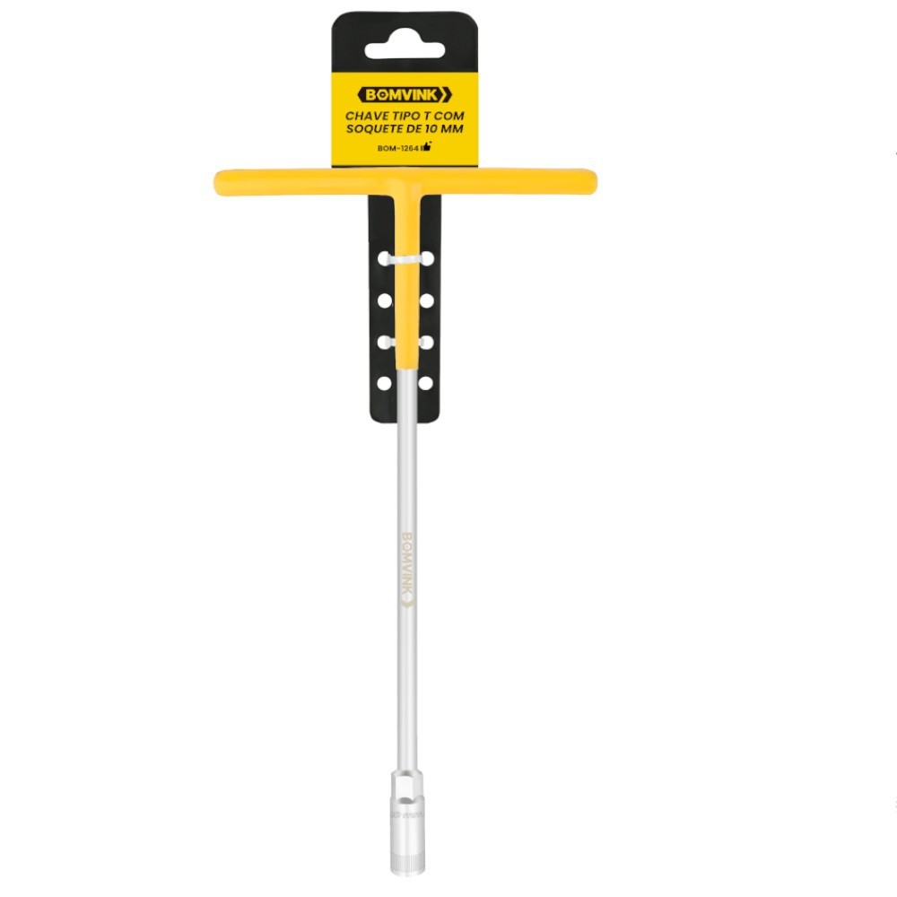 Chave canhão 10 mm cabo tipo T - BOM-1264 - Bomvink