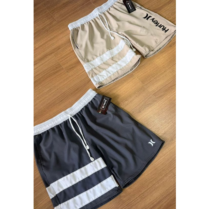 Bermuda Surf Corrida Passeio Praia Academia Ar Livre Fitness Kit Elastano Academia Promoção