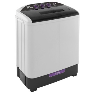 Lavadora de roupas 10kg 2 em 1 lava 6kg e centrifuga 4kg - Praxis