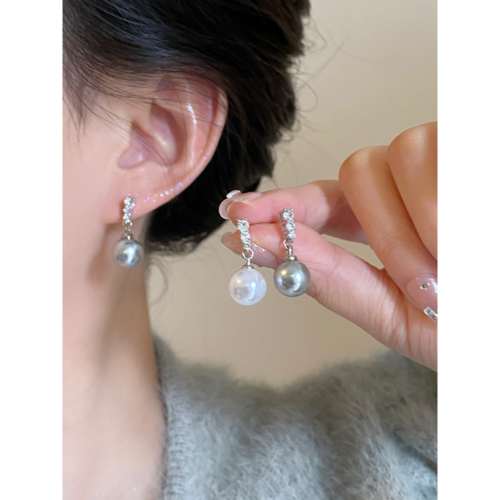 Brilhante ~ piscando diamante gota de água pérola brincos orelha Studs orelha Piercing brincos femininos brincos exclusi