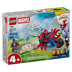 LEGO Marvel - Spidey em sua Motocicleta vs. Rhino - 61 Peças - 11206