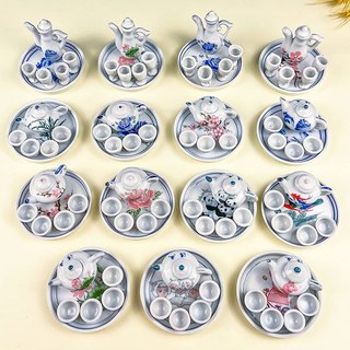 Conjunto de chá de bolso cerâmica Extra pequeno bule crianças Mini pequeno conjunto de chá cozinha conjunto completo cri