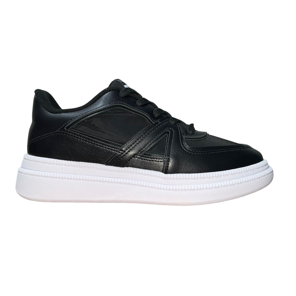 Tênis Casual Plataforma Feminino Moleca 5816.108 Preto