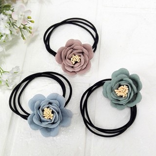 Coreia do sul novo estilo cocar adulto cabeça flor acessórios de cabelo anel de cabelo cabeça corda pequeno laço de cabe