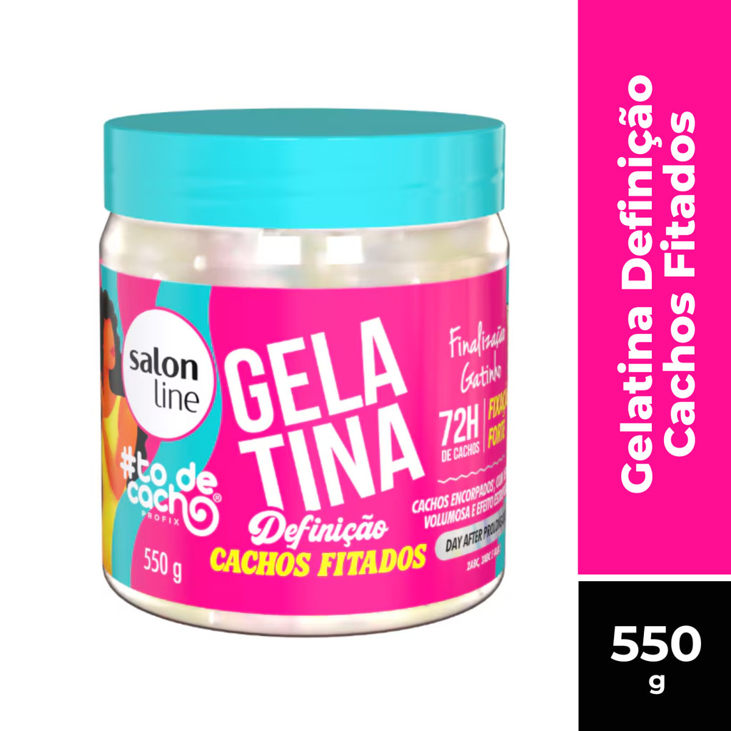 GELATINA SALON LINE DEFINIÇÃO CACHOS FITADOS 550G