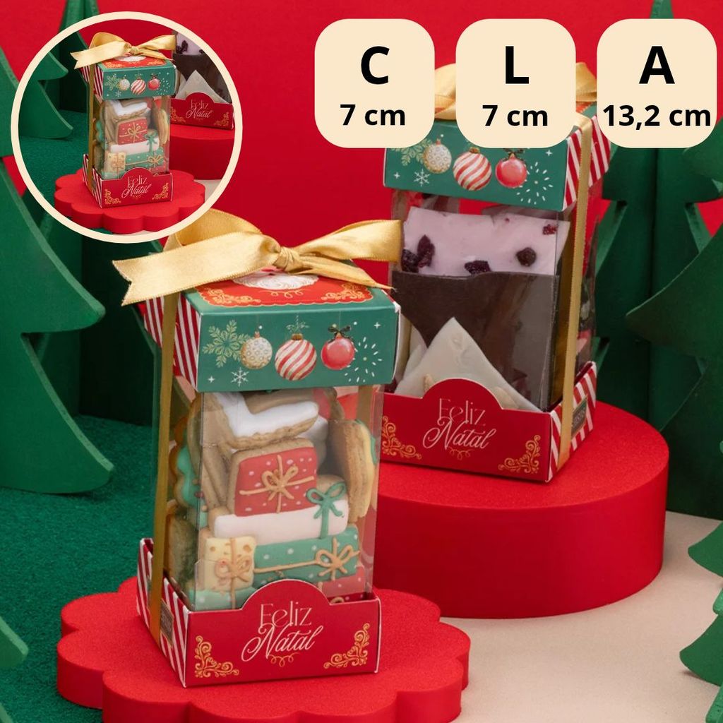 10 CAIXA COM ACETATO RETANGULAR VITRINE GRATIDÃO 6265 (JANGO NATAL 2026) — imagem 2 de 2