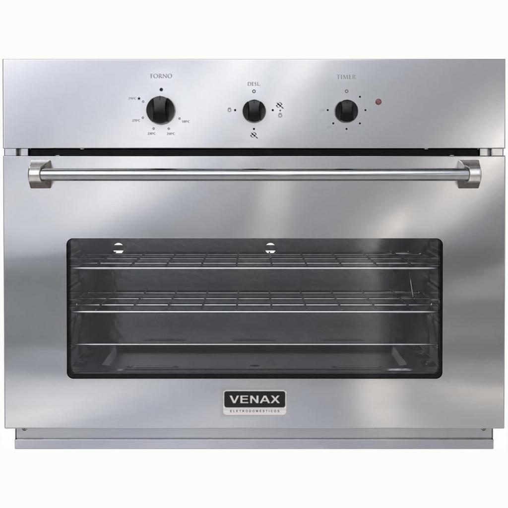 Forno de Embutir a Gas 90L Arena-Eg GIIi Inox Gas Glp