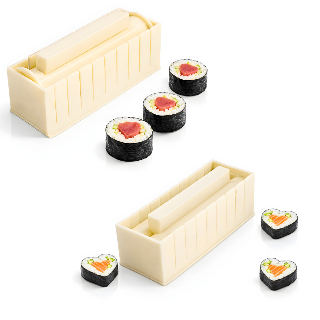 Molde de Sushi Forma Fazer Sushi Caseiro Kit Cozinha Japonesa Prático Antiaderente 19,5cm CHEF D
