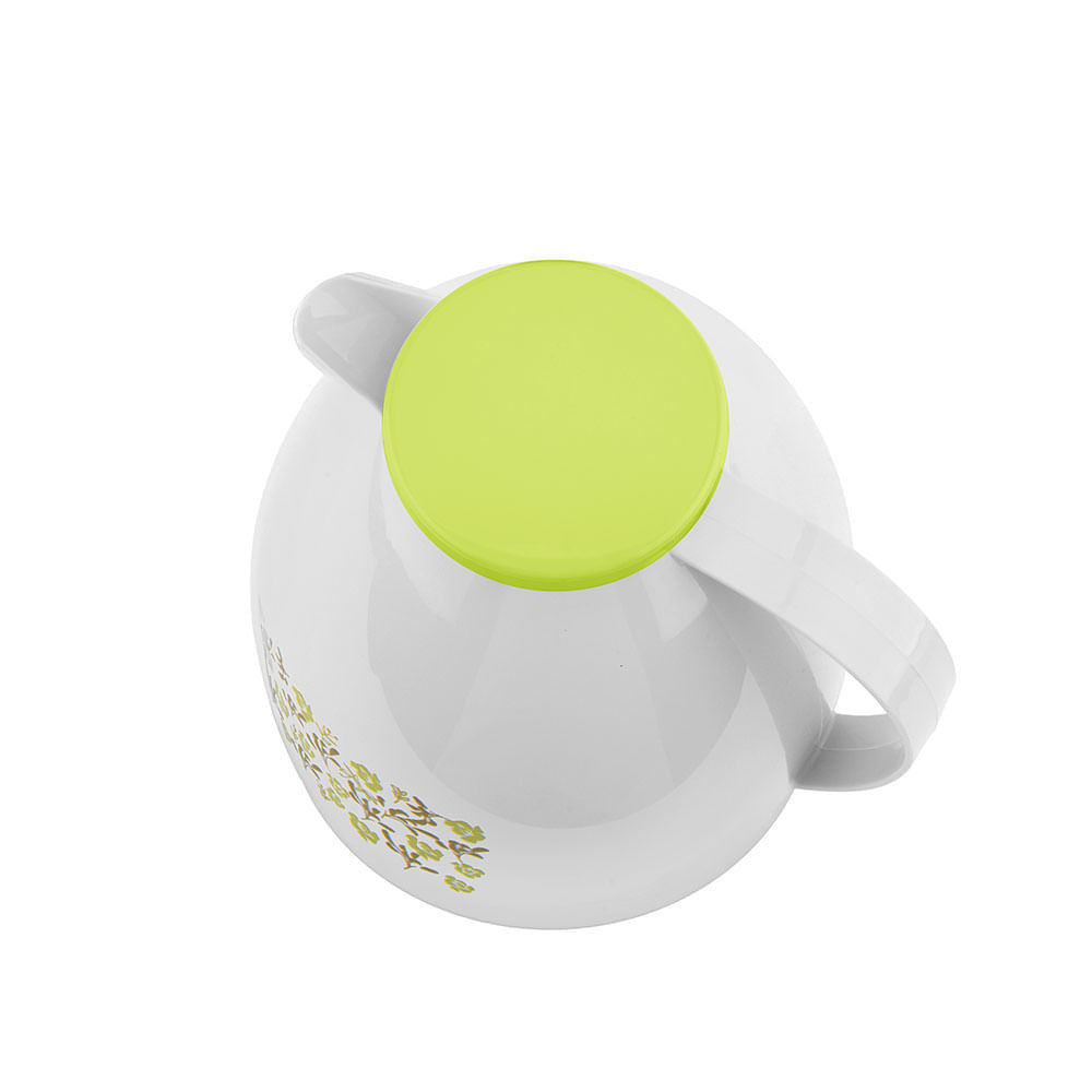 Bule Viena Baby 400ml com Gatilho Flores Verde Lime Invicta · foto 2