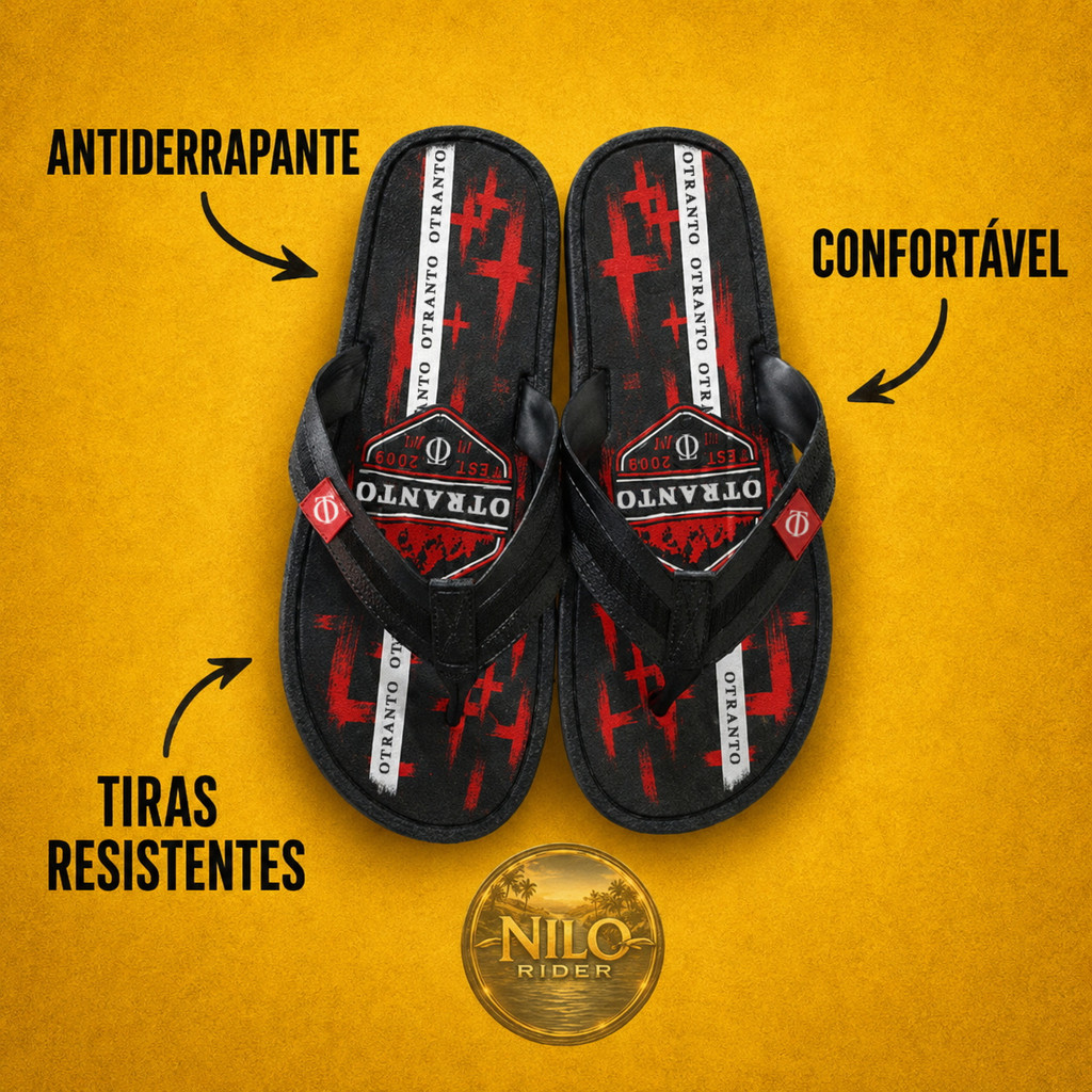 Chinelo Sandalia Masculino Borracha Antiderrapante Leve Resistente Confortavel