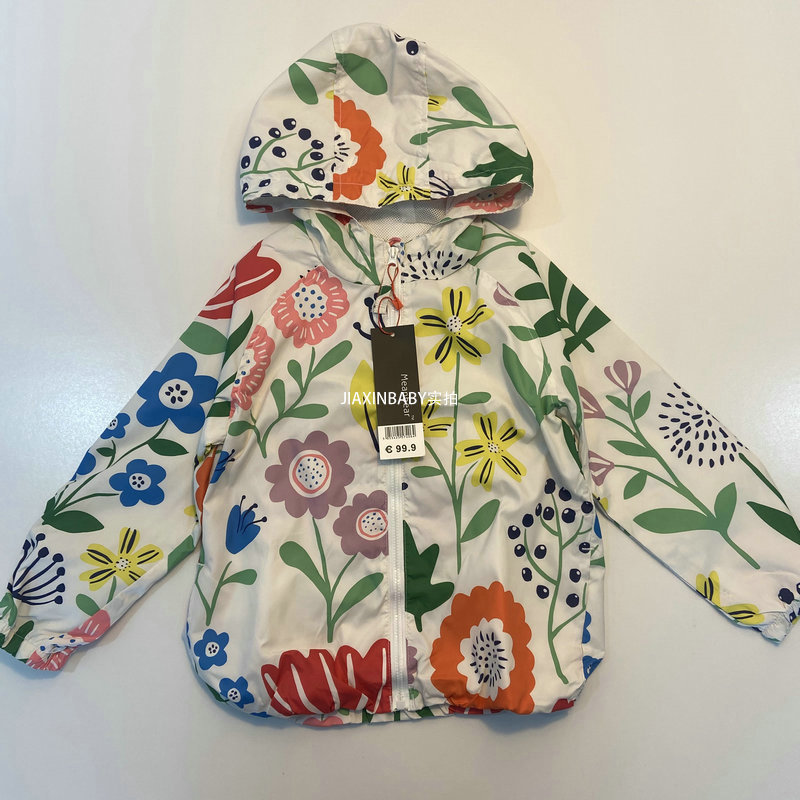 Crianças dos desenhos animados impresso jaqueta com capuz 2026 roupas de verão crianças Casual estilo fino jaqueta à pro