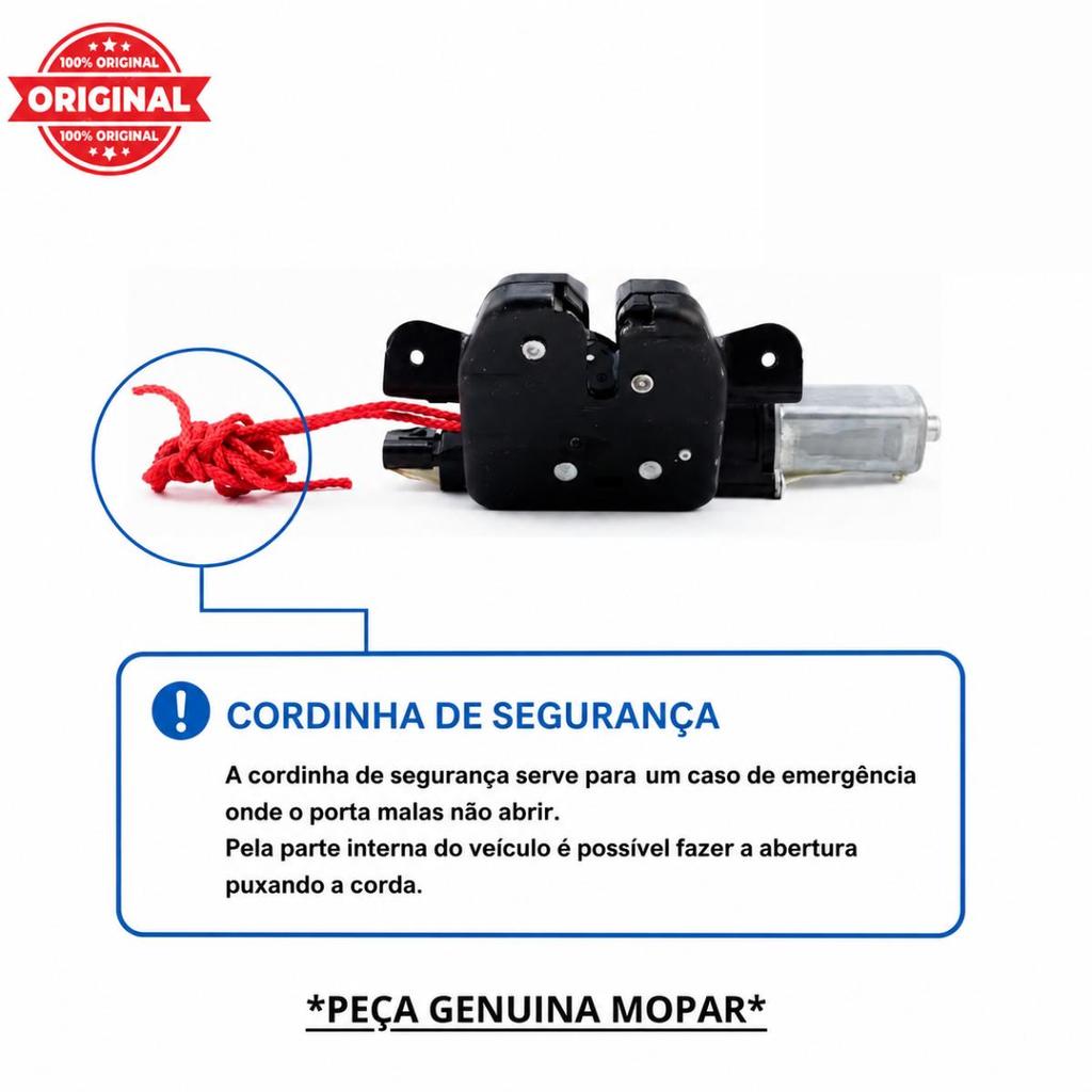 Fechadura Elétr Porta-Malas Compass Commander Jeep 53490272 Jeep 53490272 — imagem 2 de 2