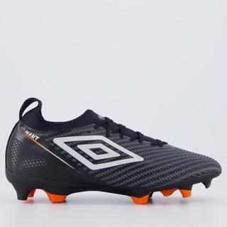 Chuteira Umbro Adamant Top Speed Club Campo Preta e Prata em Oferta na Shopee
