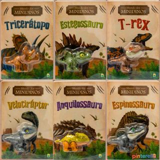 Brinquedo Dinossauro Livro Mundo dos Mini Dinos em Oferta na Shopee