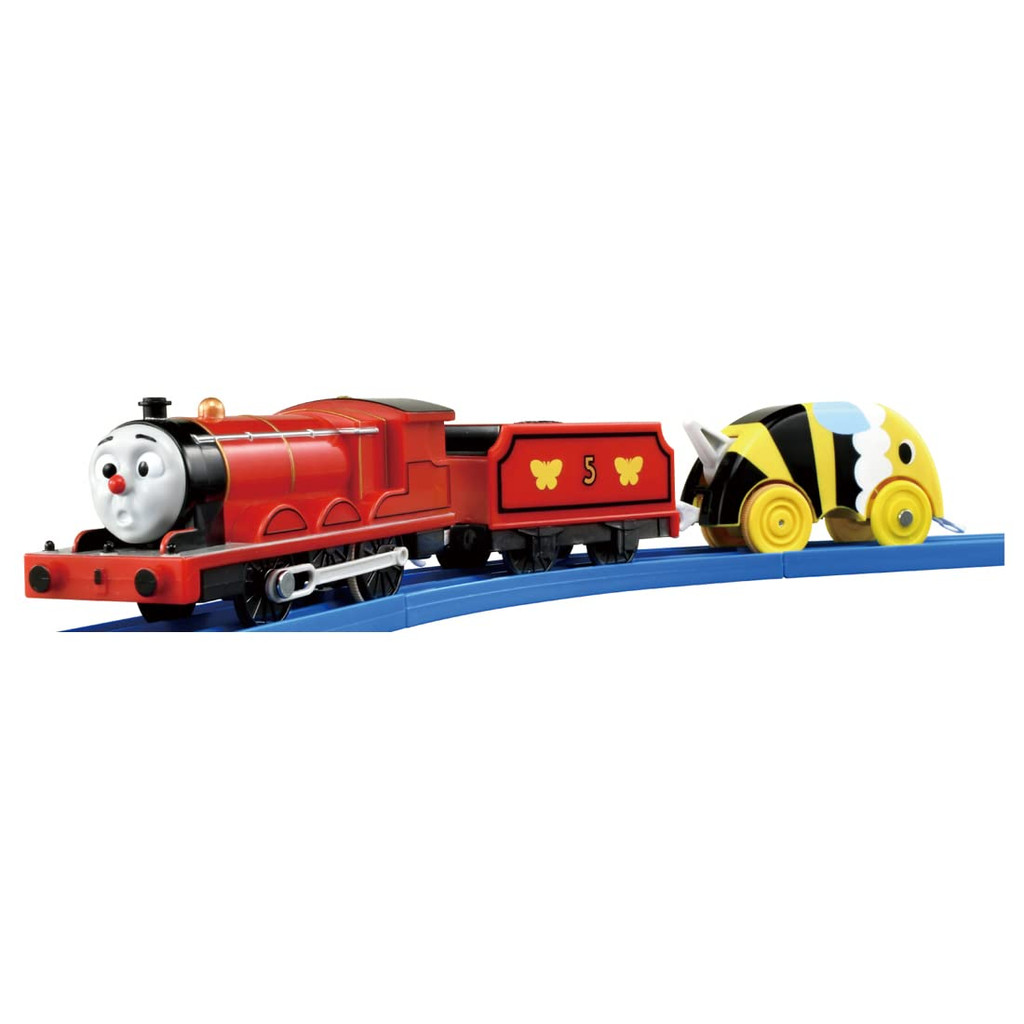 Takara Tomy Plarail Thomas TS-14 Plarail James e a corrida de abelhas Brinquedo 3 anos+