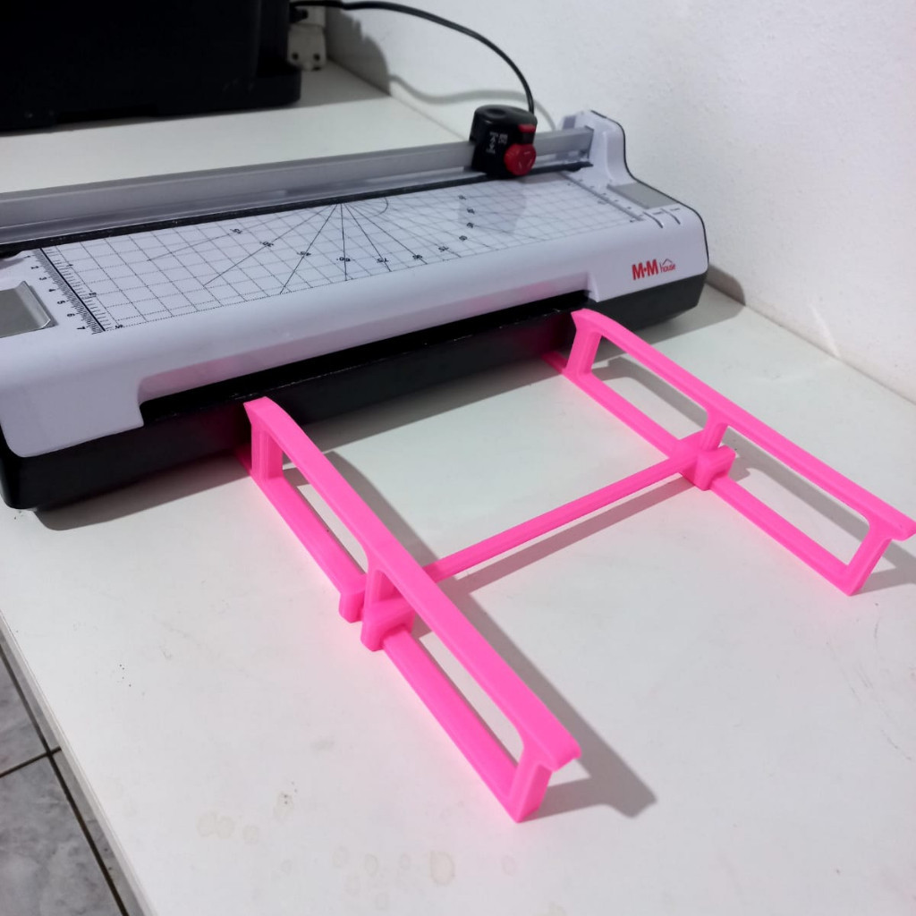 Suporte de apoio guia para Plastificadora Laminadora Refiladora A4