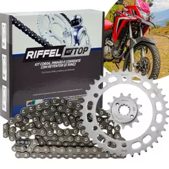 Kit Relação Transmissão Sahara 300 2024 2025 Com Retentor Original Riffel
