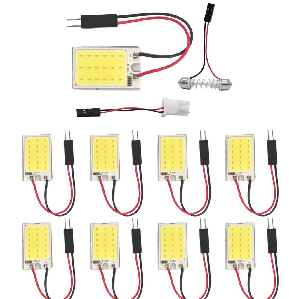 KIT 10 PLACA SUPER LED COB 16 CHIPS T10 TORPEDO M4 em Oferta na Shopee