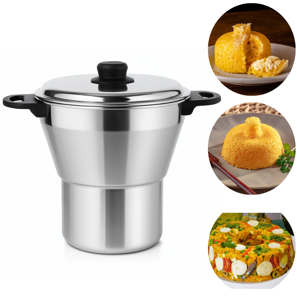 Cuscuzeiro N°14 Polido Tradição, Qualidade e Sabor em Cada Preparo
